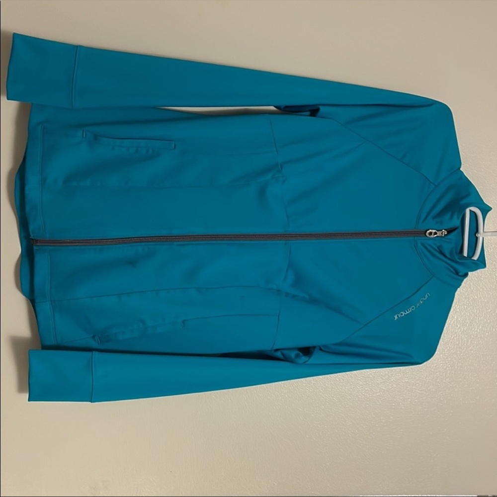 Under Armour Teal Zip-Up Performance Jacket